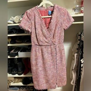 Banana Republic Pink Tweed Dress